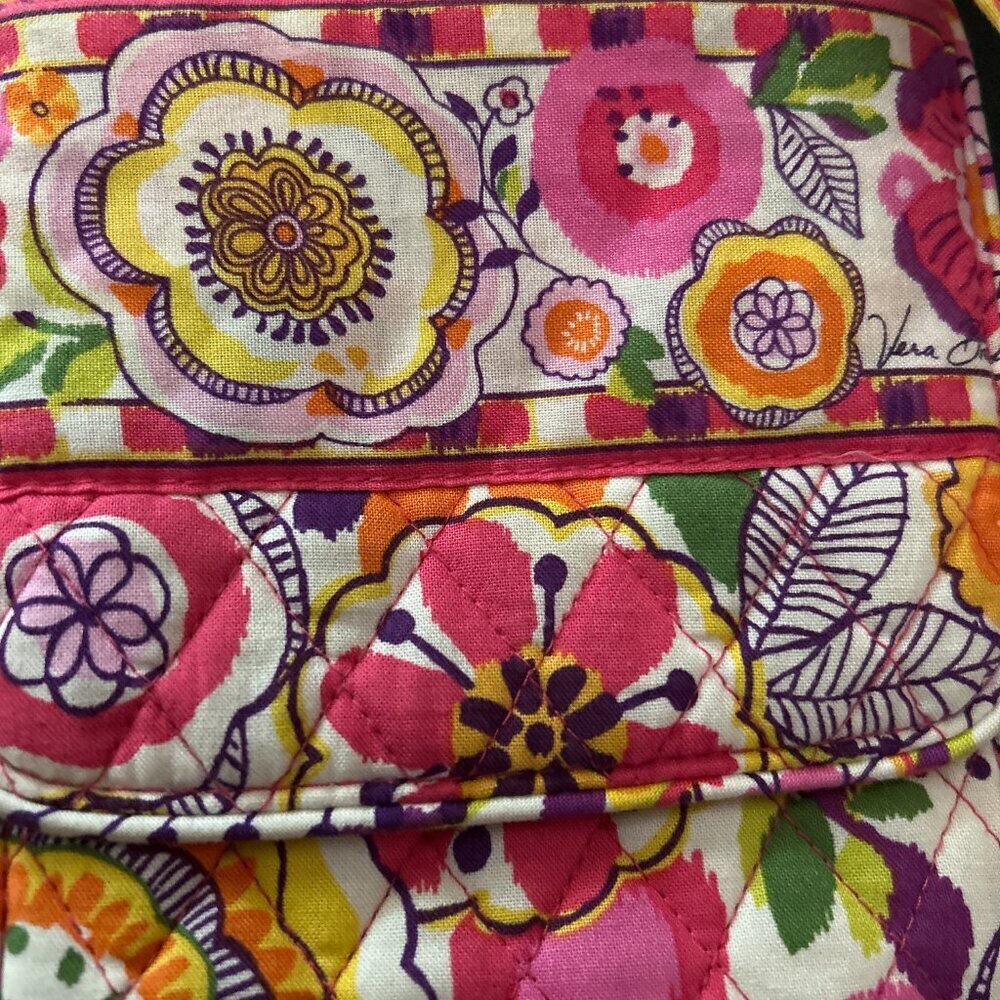 Vintage Vera Bradley Bouncing Bouquet Mini Hipster Crossbody Bag, Retro Floral - Picture 6 of 7
